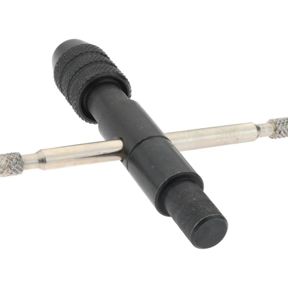 #0 to 1/4" Tap Capacity, T Handle Tap Wrench
