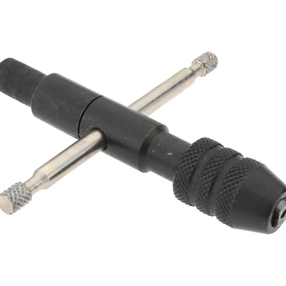 #0 to 1/4" Tap Capacity, T Handle Tap Wrench