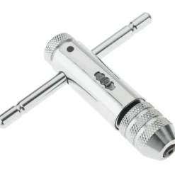 #0 to 1/4" Tap Capacity, T Handle Tap Wrench