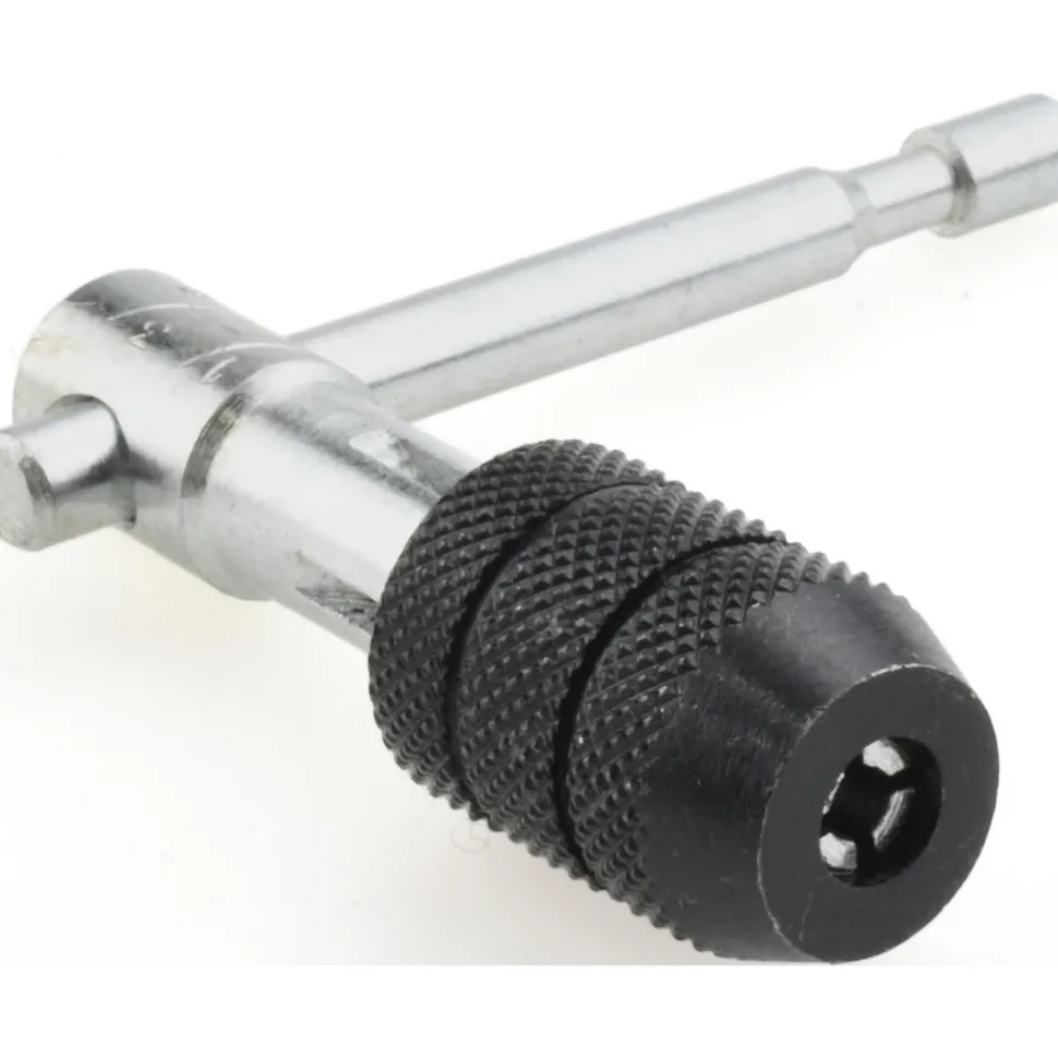 1/16 to 3/16" Tap Capacity, T Handle Tap Wrench