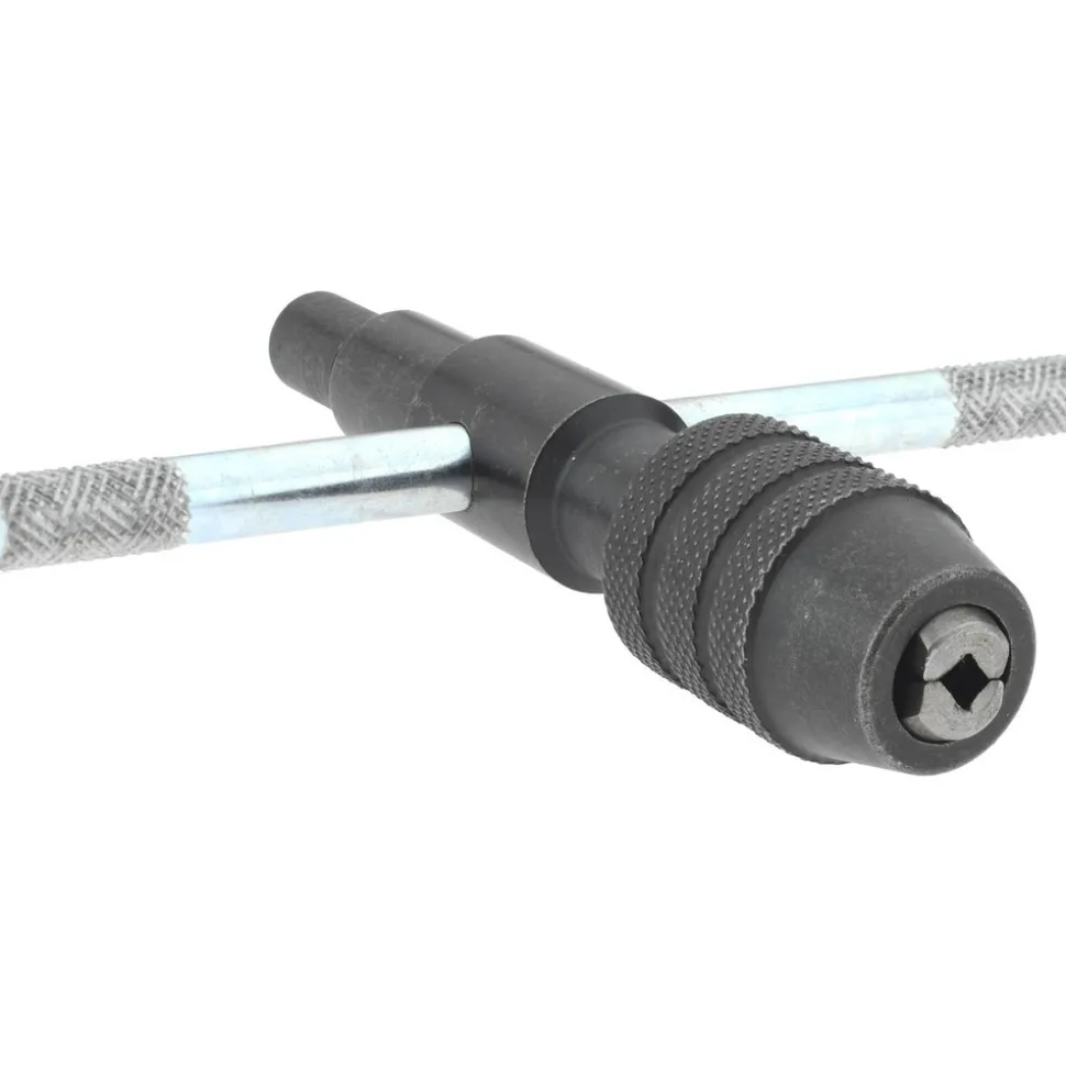 1/4 to 1/2" Tap Capacity, T Handle Tap Wrench
