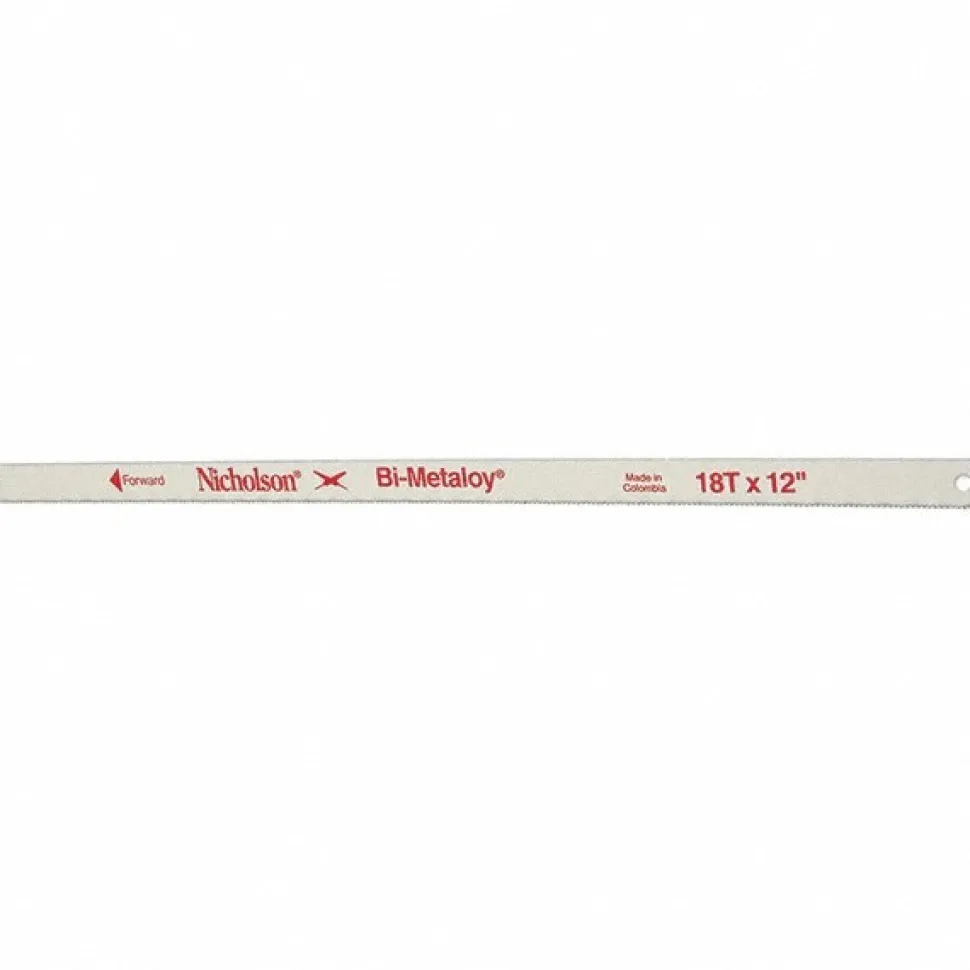 12" 18 TPI Bi-Metal Hand Hacksaw Blade