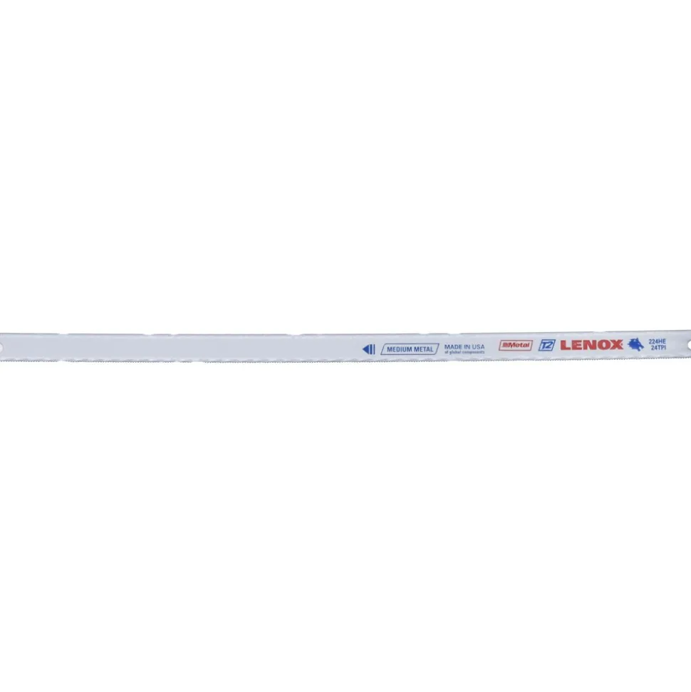 12" 24 TPI Bi-Metal Hand Hacksaw Blade