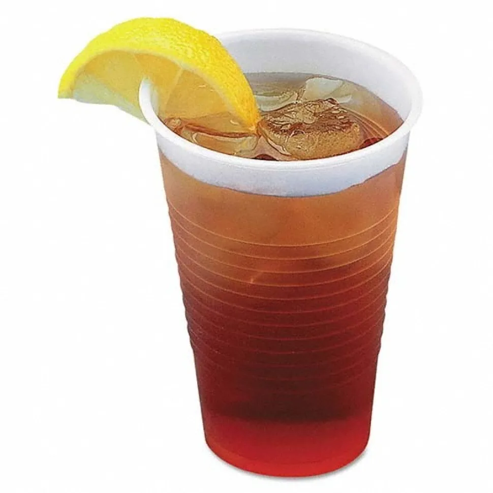 Translucent Plastic Cold Cups, 3 oz, Polypropylene, 125/Bag, 20 Bags/Carton