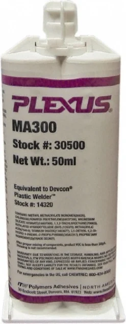 Two-Part: 50 mL, Cartridge Adhesive