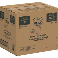 Ultra Clear PETE Cold Cups, 7 oz, Clear, 50/Sleeve