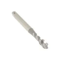#4-40 UNC, 2 Flute, 50° Helix, Bottoming Chamfer, Bright Finish, High Speed Steel Spiral Flute STI Tap
