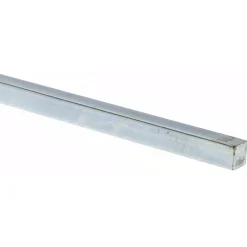Undersized Key Stock: 3/4" High, 3/4" Wide, 12" Long, Steel, Zinc-Plated