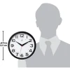 Wall Clocks: Clock Type: Dial; Display Type: Analog; Power Source: Battery; Clock Movement Control: Manual