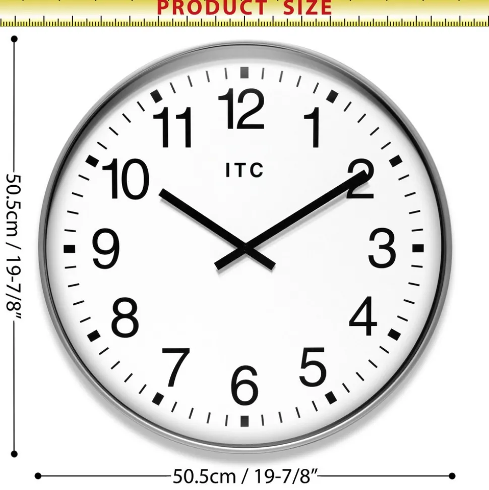 Wall Clocks: Clock Type: Dial; Display Type: Analog; Power Source: Battery; Clock Movement Control: Manual