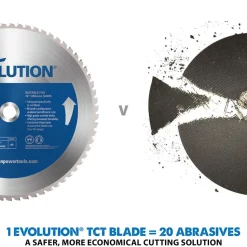 Wet & Dry-Cut Saw Blade: 14" Dia, 1" Arbor Hole, 66 Teeth