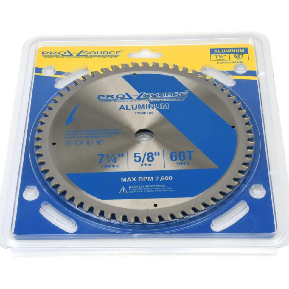 Wet & Dry Cut Saw Blade: 7-1/4" Dia, 5/8" Arbor Hole, 0.0787" Kerf Width, 60 Teeth