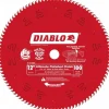 Wet & Dry Cut Saw Blade: 12" Dia, 1" Arbor Hole, 0.087" Kerf Width, 100 Teeth