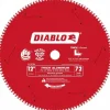 Wet & Dry Cut Saw Blade: 12" Dia, 1" Arbor Hole, 72 Teeth