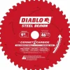 Wet & Dry Cut Saw Blade: 9" Dia, 1" Arbor Hole, 46 Teeth