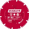 Wet & Dry Cut Saw Blade: 10" Dia, 1" Arbor Hole, 50 Teeth