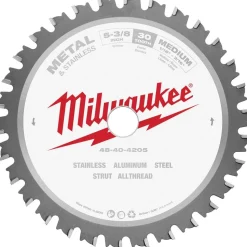 Wet & Dry Cut Saw Blade: 5-3/8" Dia, 5/8" Arbor Hole, 0.063" Kerf Width, 30 Teeth