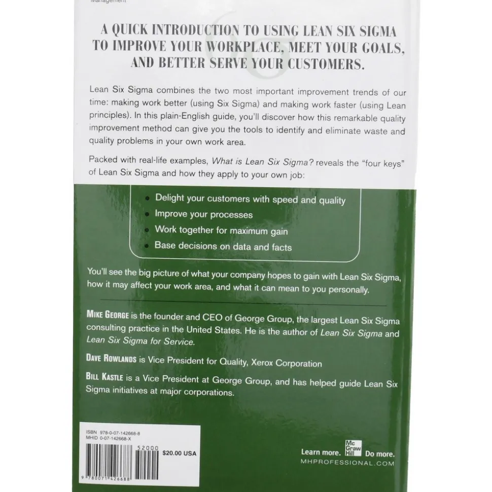 What is Lean Six Sigma: 1st Edition