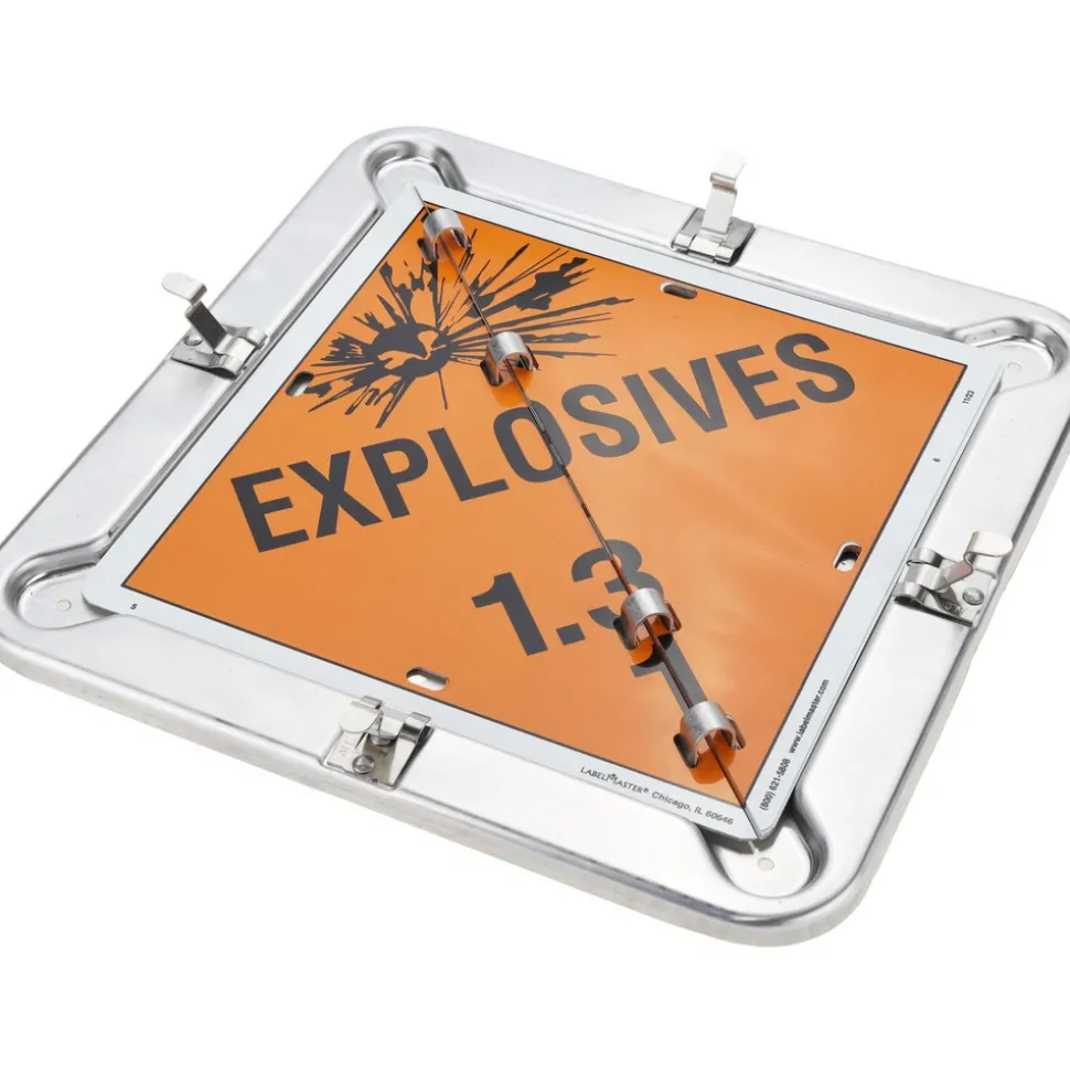 13-1/2" Wide x 13-1/2" High, Placard