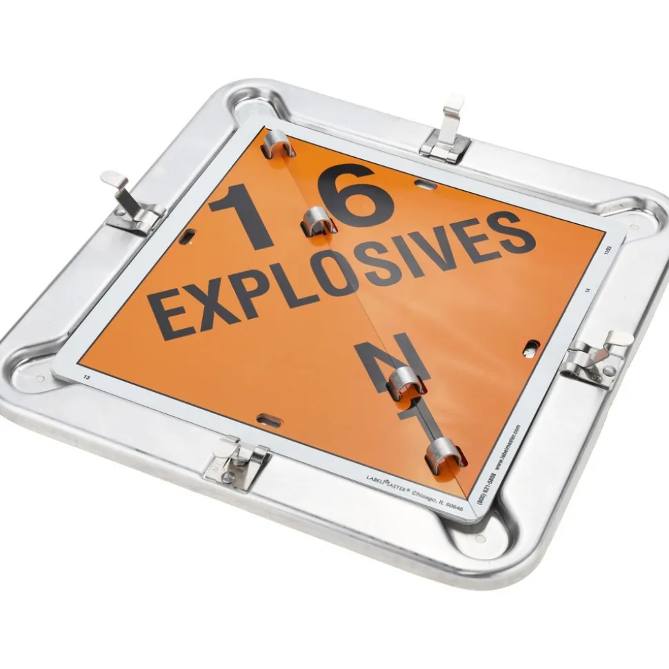13-1/2" Wide x 13-1/2" High, Placard