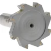 Woodruff Keyseat Cutter: 1-1/2" Cut Dia, 1/4" Cut Width, 1/2" Shank Dia, Straight Tooth
