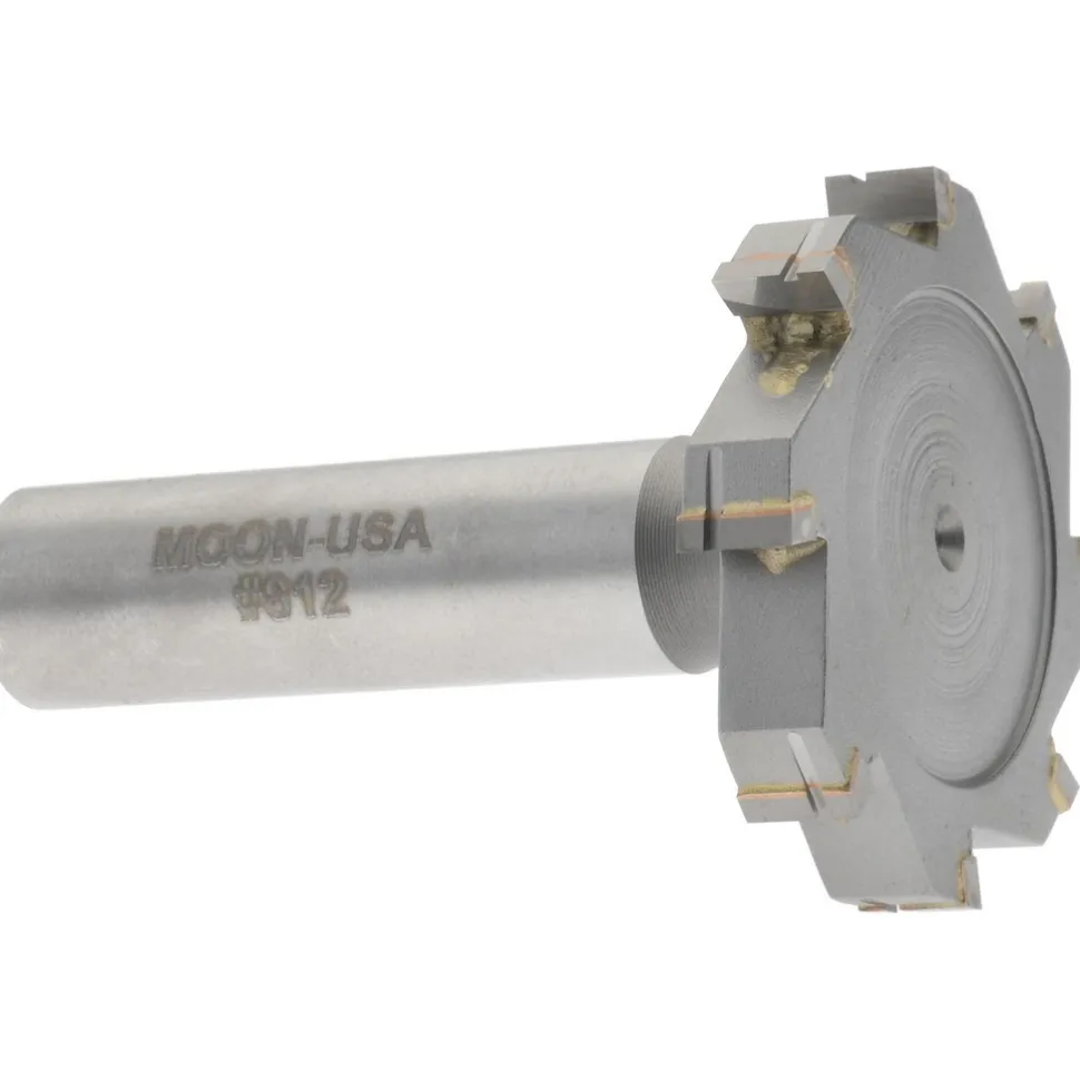 Woodruff Keyseat Cutter: 1-1/2" Cut Dia, 1/4" Cut Width, 1/2" Shank Dia, Straight Tooth