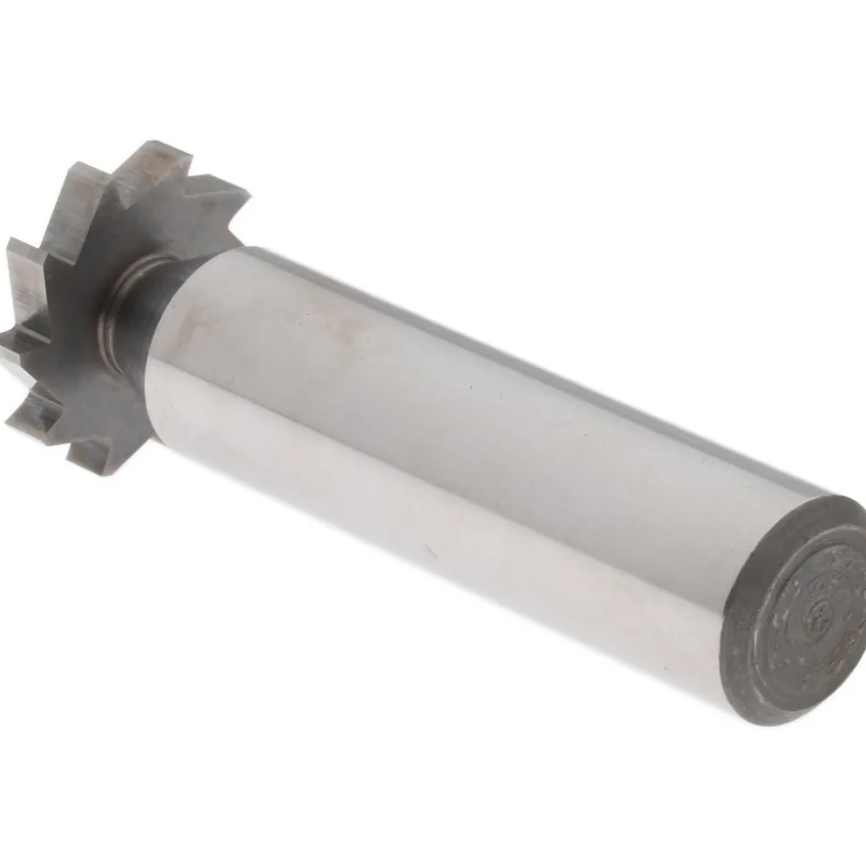 Woodruff Keyseat Cutter: 3/4" Cut Dia, 1/8" Cut Width, 1/2" Shank Dia, Straight Tooth