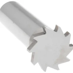 Woodruff Keyseat Cutter: 3/4" Cut Dia, 1/8" Cut Width, 1/2" Shank Dia, Straight Tooth