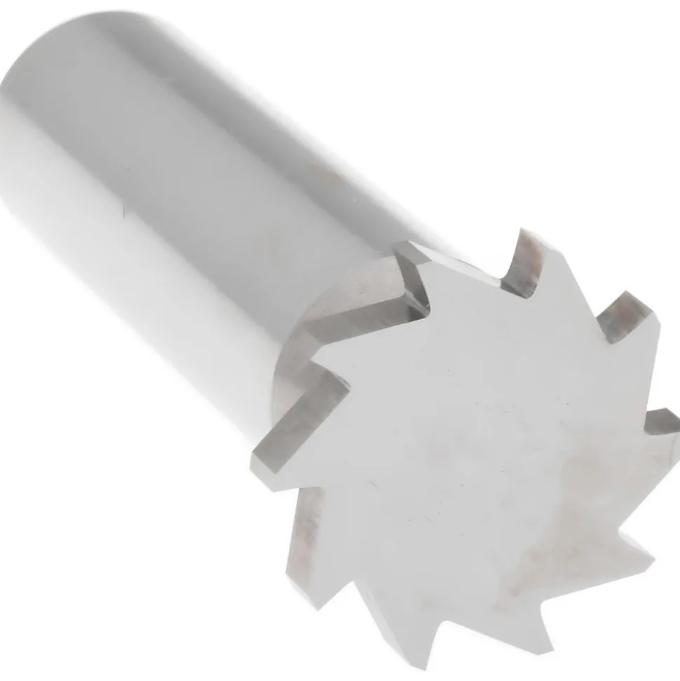 Woodruff Keyseat Cutter: 3/4" Cut Dia, 1/8" Cut Width, 1/2" Shank Dia, Straight Tooth