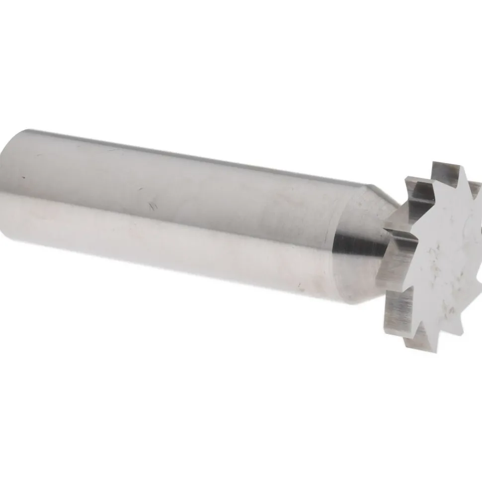 Woodruff Keyseat Cutter: 3/4" Cut Dia, 1/8" Cut Width, 1/2" Shank Dia, Straight Tooth