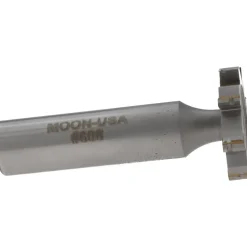 Woodruff Keyseat Cutter: 1" Cut Dia, 3/16" Cut Width, 1/2" Shank Dia, Straight Tooth
