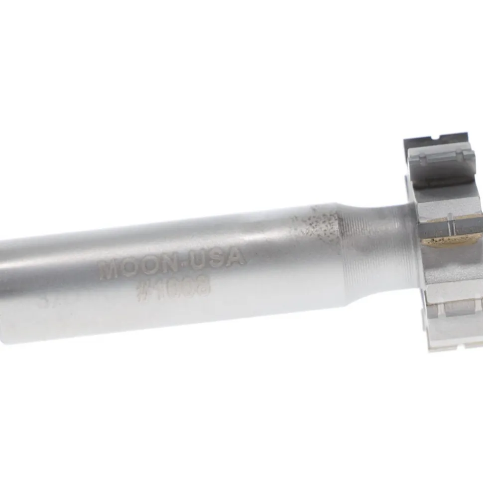 Woodruff Keyseat Cutter: 1" Cut Dia, 5/16" Cut Width, 1/2" Shank Dia, Straight Tooth