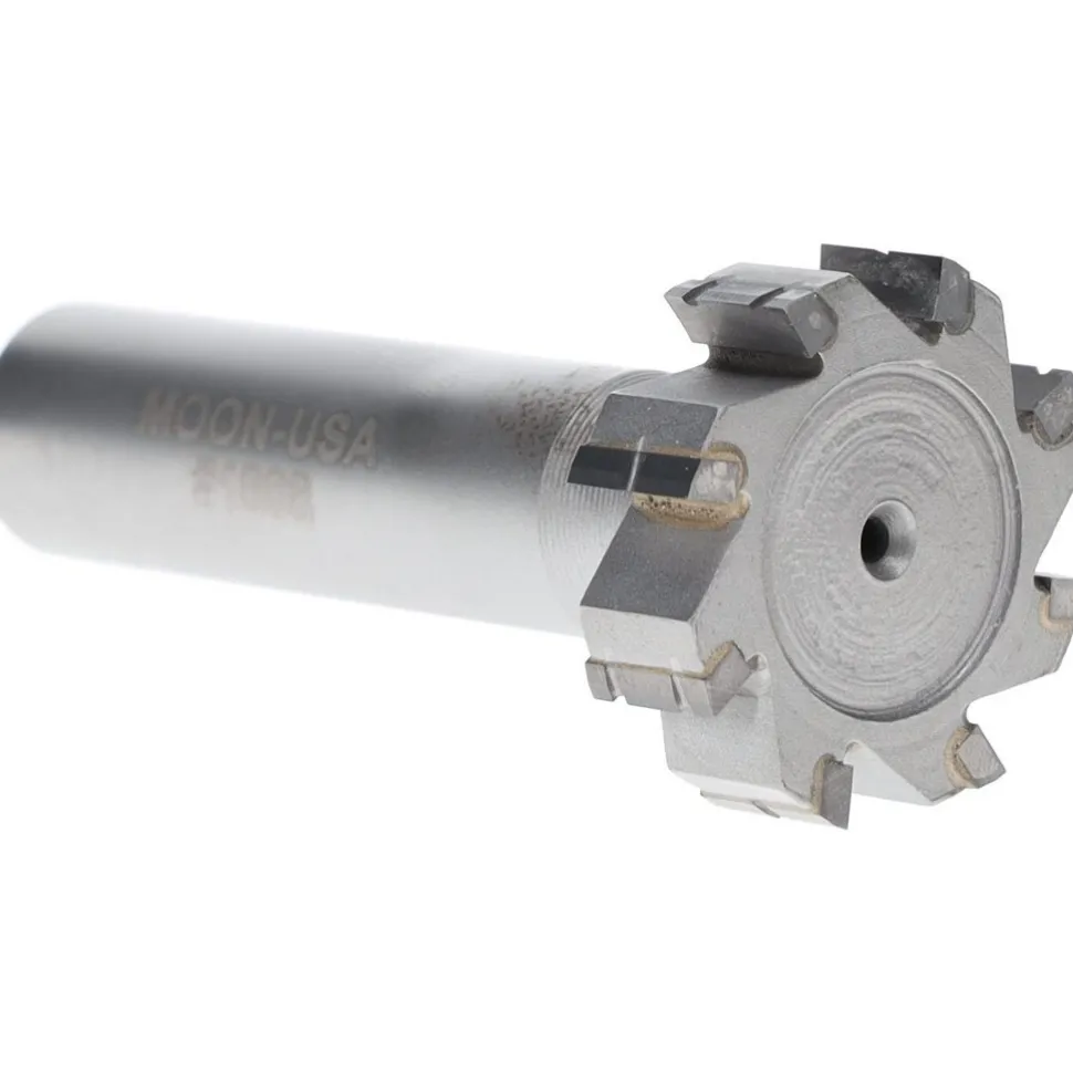 Woodruff Keyseat Cutter: 1" Cut Dia, 5/16" Cut Width, 1/2" Shank Dia, Straight Tooth