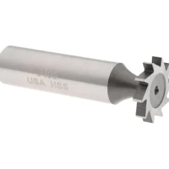 Woodruff Keyseat Cutter: 3/4" Cut Dia, 1/8" Cut Width, 1/2" Shank Dia, Straight Tooth