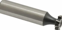 Woodruff Keyseat Cutter: 1/2" Cut Dia, 1/8" Cut Width, 1/2" Shank Dia, Staggered Tooth