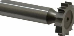 Woodruff Keyseat Cutter: 1" Cut Dia, 7/32" Cut Width, 1/2" Shank Dia, Straight Tooth