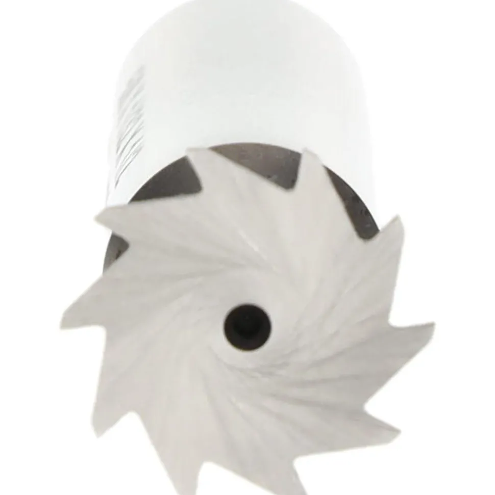 Woodruff Keyseat Cutter: 5/8" Cut Dia, 1/32" Cut Width, 1/2" Shank Dia, Straight Tooth
