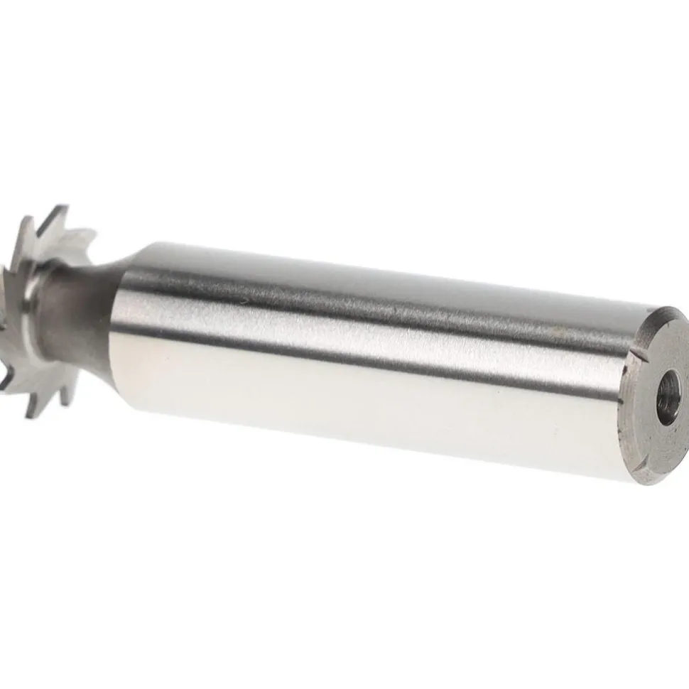 Woodruff Keyseat Cutter: 5/8" Cut Dia, 1/32" Cut Width, 1/2" Shank Dia, Straight Tooth