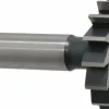 Woodruff Keyseat Cutter: 1-1/2" Cut Dia, 5/16" Cut Width, 1/2" Shank Dia, Straight Tooth