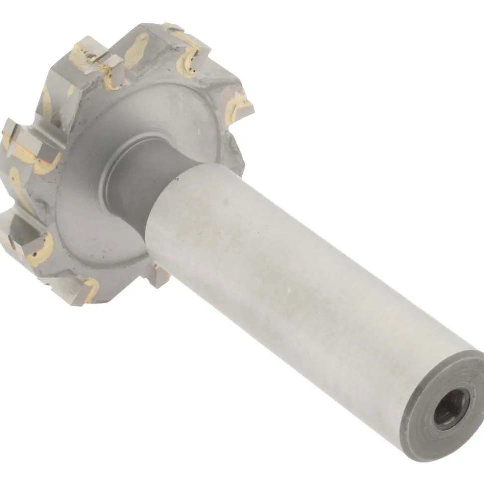 Woodruff Keyseat Cutter: 1-1/4" Cut Dia, 1/4" Cut Width, 1/2" Shank Dia, Straight Tooth