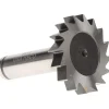 Woodruff Keyseat Cutter: 1-1/2" Cut Dia, 1/4" Cut Width, 1/2" Shank Dia, Straight Tooth