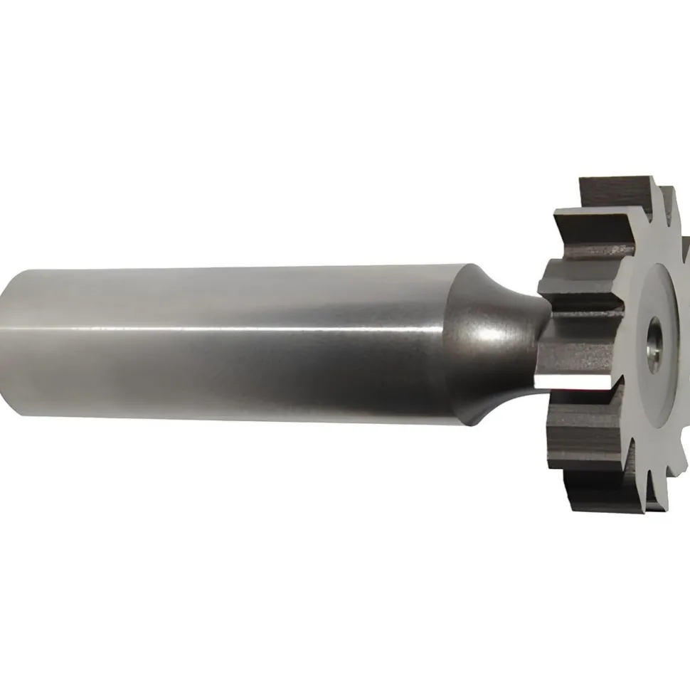 Woodruff Keyseat Cutter: 5/8" Cut Dia, 3/32" Cut Width, 1/2" Shank Dia, Staggered Tooth