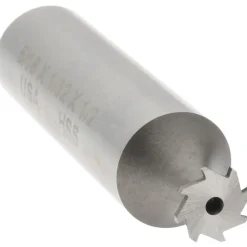 Woodruff Keyseat Cutter: 5/16" Cut Dia, 1/32" Cut Width, 1/2" Shank Dia, Straight Tooth