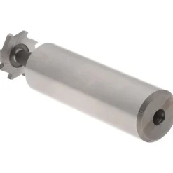 Woodruff Keyseat Cutter: 1/2" Cut Dia, 1/16" Cut Width, 1/2" Shank Dia, Staggered Tooth