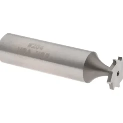 Woodruff Keyseat Cutter: 1/2" Cut Dia, 1/16" Cut Width, 1/2" Shank Dia, Staggered Tooth