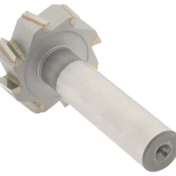 Woodruff Keyseat Cutter: 1-1/4" Cut Dia, 3/8" Cut Width, 1/2" Shank Dia, Staggered Tooth