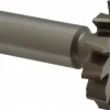 Woodruff Keyseat Cutter: 1-1/4" Cut Dia, 1/4" Cut Width, 1/2" Shank Dia, Staggered Tooth