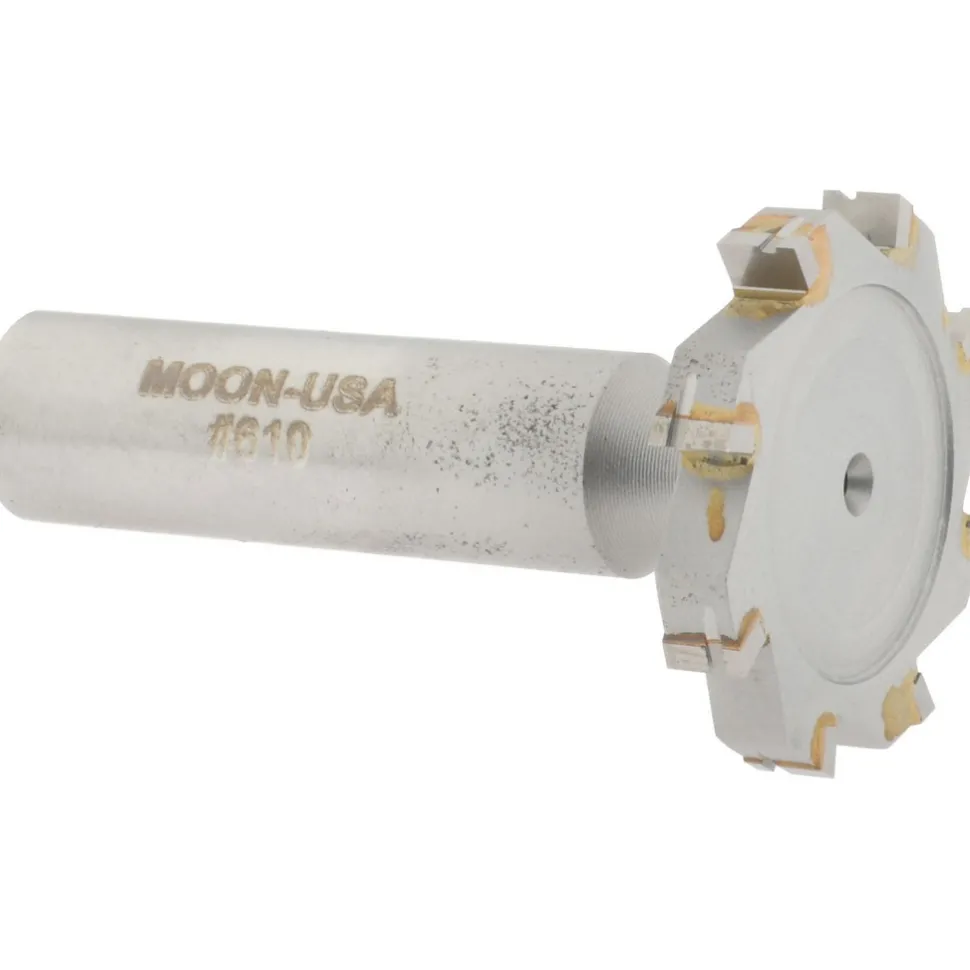 Woodruff Keyseat Cutter: 1-1/4" Cut Dia, 3/16" Cut Width, 1/2" Shank Dia, Straight Tooth