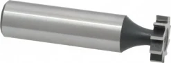 Woodruff Keyseat Cutter: 5/8" Cut Dia, 5/32" Cut Width, 1/2" Shank Dia, Straight Tooth