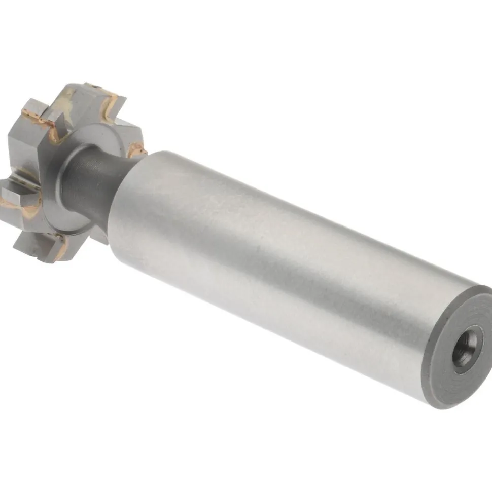 Woodruff Keyseat Cutter: 3/4" Cut Dia, 3/16" Cut Width, 1/2" Shank Dia, Straight Tooth